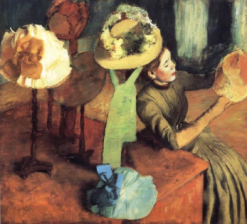 Edgar Degas La Boutique de Mode